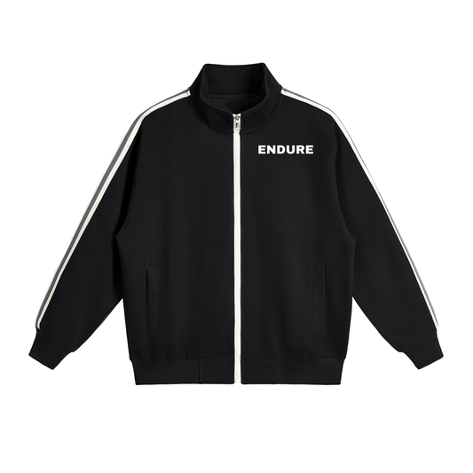 ENDURE - Contrast Side-Stripe Stand Collar  Jacket